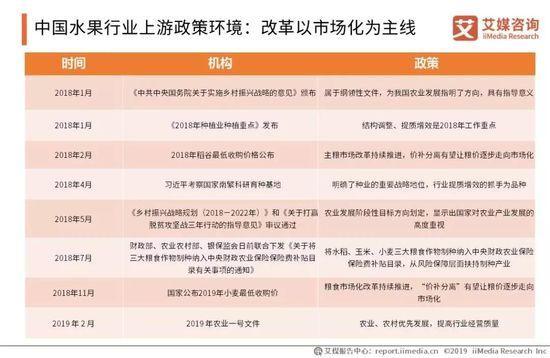 2019中国水果市场运行大数据与投资分析报告