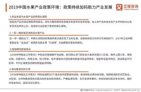 2019中国水果市场运行大数据与投资分析报告