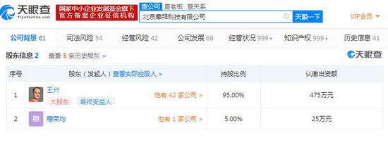 来源:天眼查网站截图